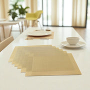 Heat resistant dining table placemat set of 6 – KT Bazar