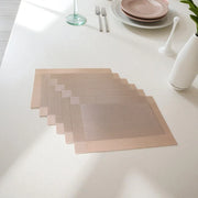 Heat resistant dining table placemat set of 6 – KT Bazar