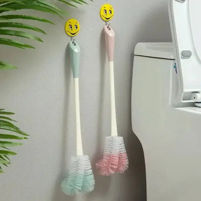 Soft-bristle toilet cleaning brush – KT Nest