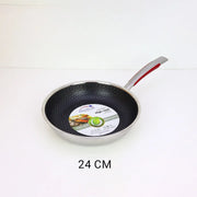 Honeycomb stainless steel fry pan – KT Nest