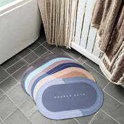 Modern Diatomaceous Earth Bath Mat