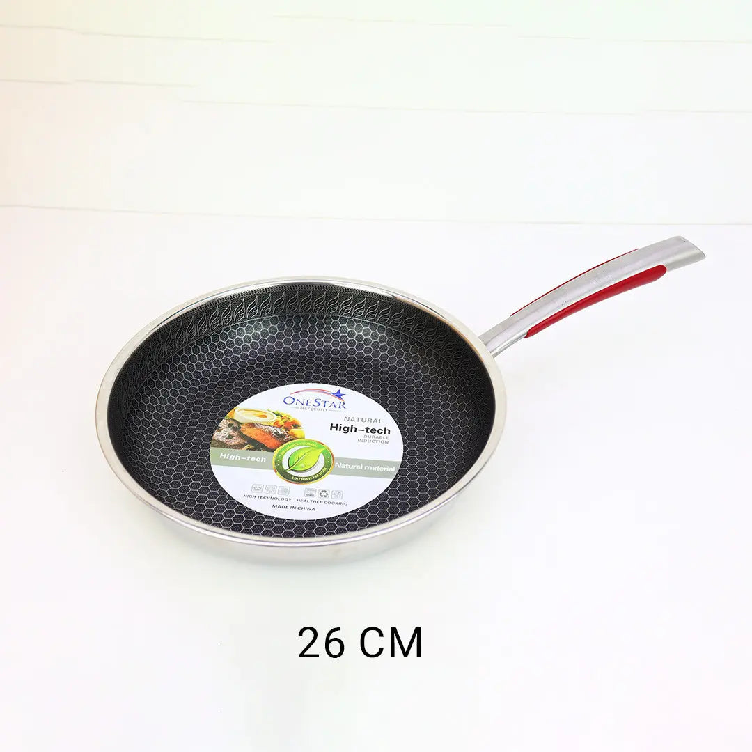 Honeycomb Stainless Steel Fry Pan