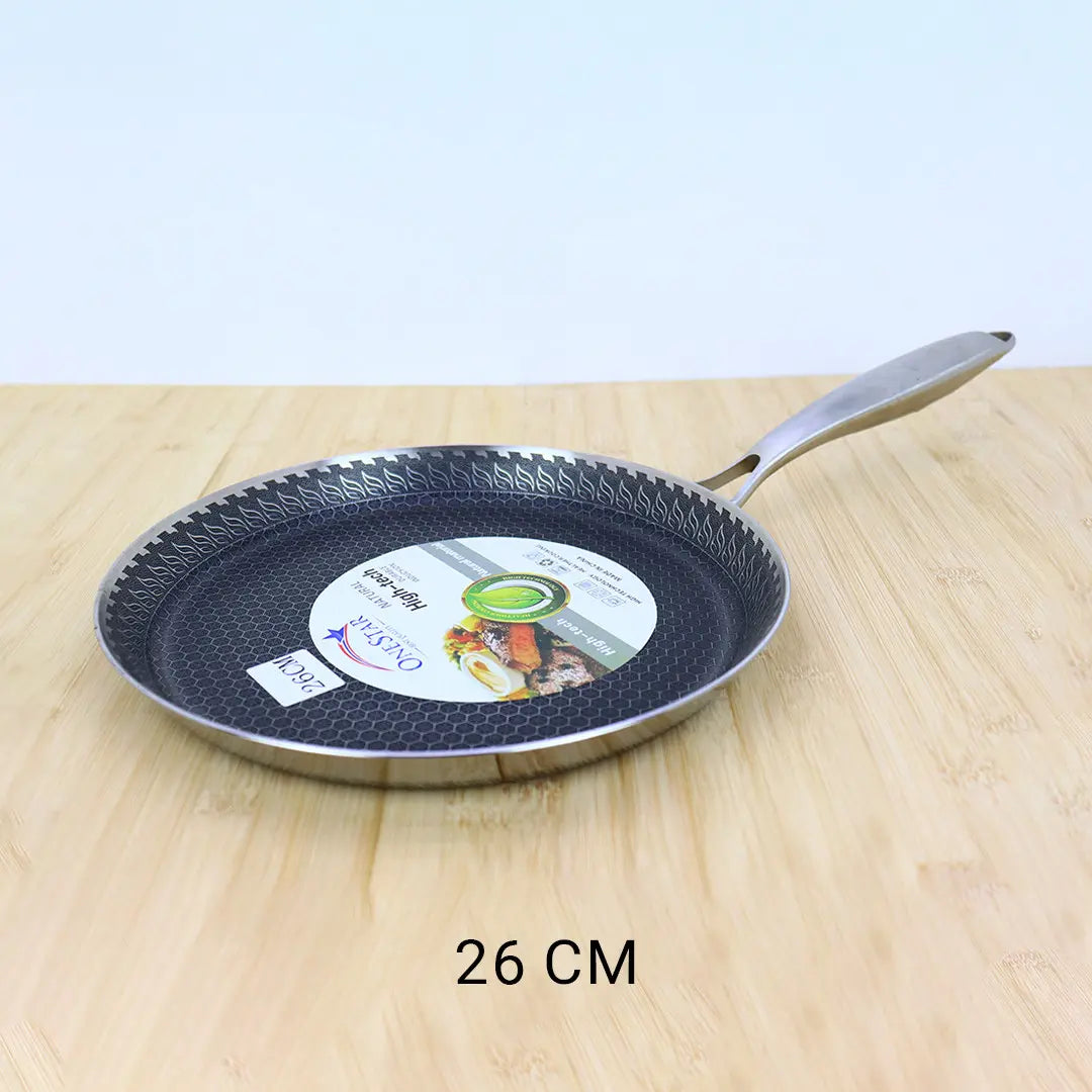 Honeycomb Stainless Steel Roti Tawa / Dosa Pan