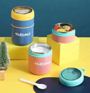 TEDEMEI Stainless Steel 2 Layer Lunch Box