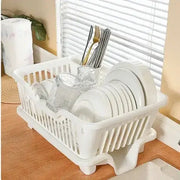 Three in one sink dish rack with draining tray – KT Nest