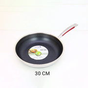 Honeycomb Stainless Steel Fry Pan