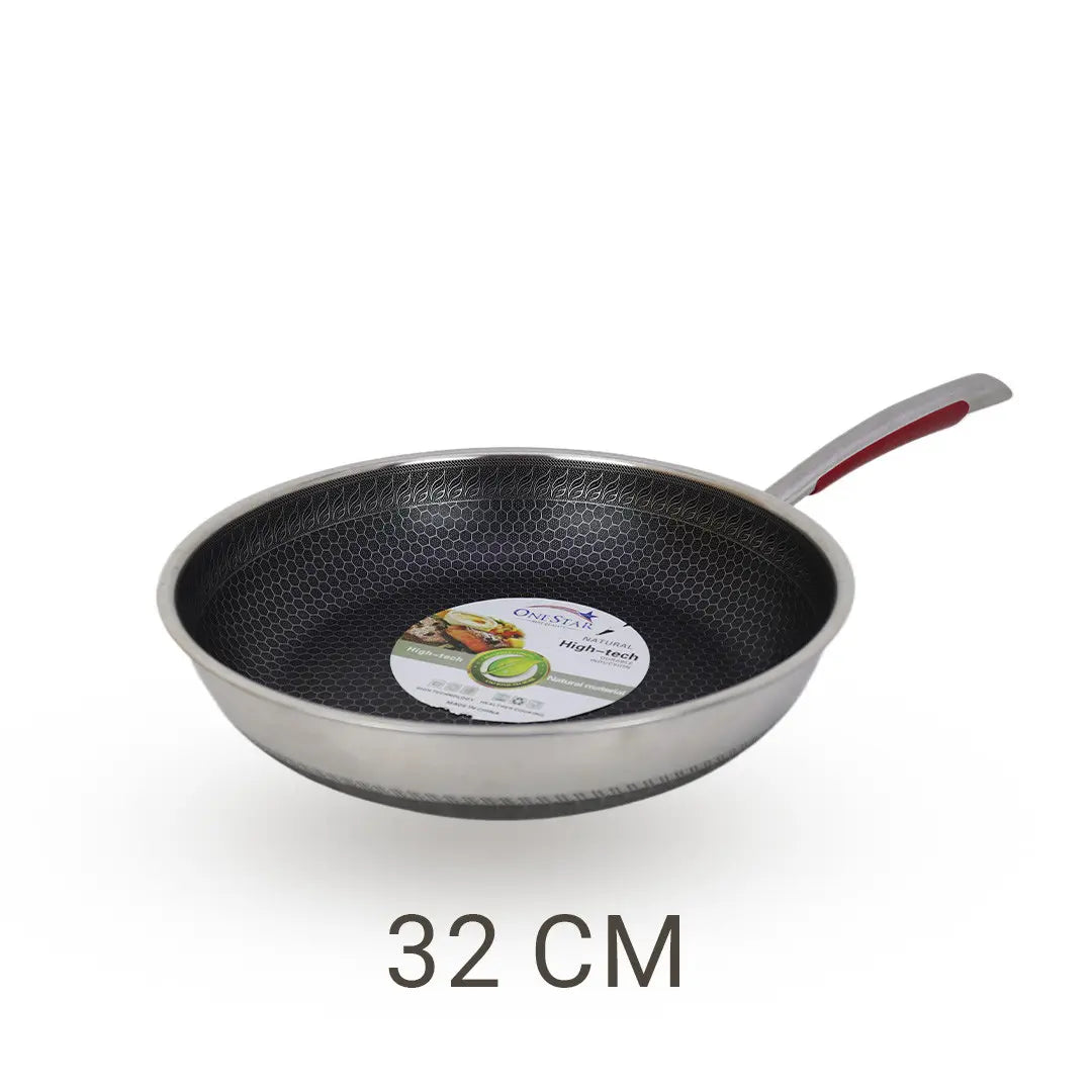 Honeycomb Stainless Steel Fry Pan