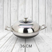 Honeycomb stainless steel karai with lid – KT Nest