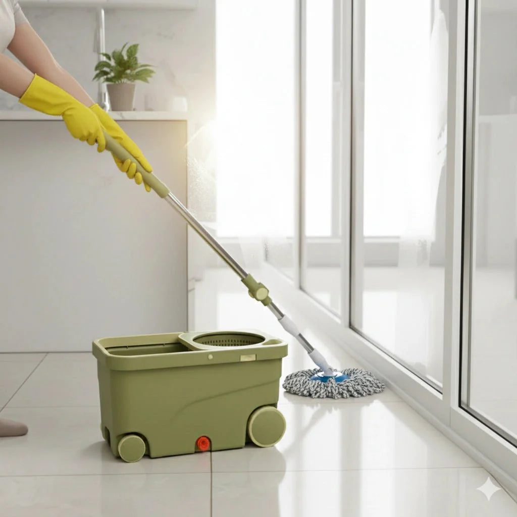 4 Wheel BMW Mop Bucket - KT Bazar BD Shop