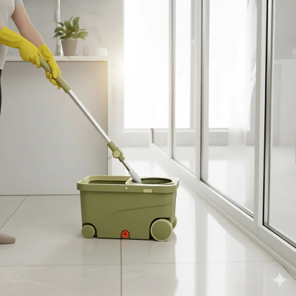 4 Wheel BMW Mop Bucket - KT Bazar BD Shop