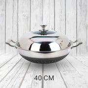 Honeycomb Stainless Steel Karai with Lid