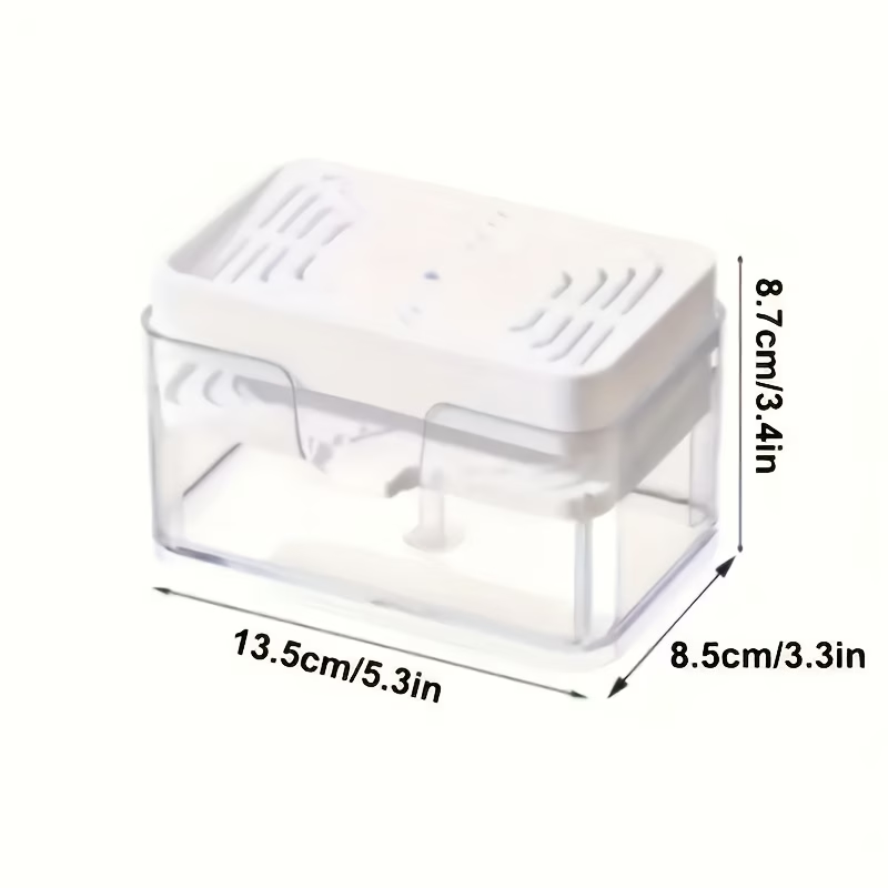 Easy Press Soap Dispenser for Kitchen Dishwashing – Dish Soap Pump Dispenser with Sponge Holder