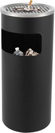 Stainless steel ash tray dustbin 30L office smoke bin – KT Bazar