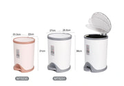 Premium pedal dustbin with inner bucket hands free waste bin – KT Bazar