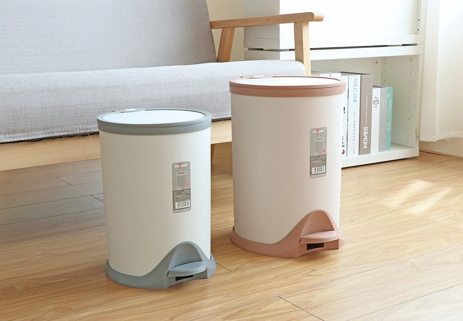 Premium pedal dustbin with inner bucket hands free waste bin – KT Bazar