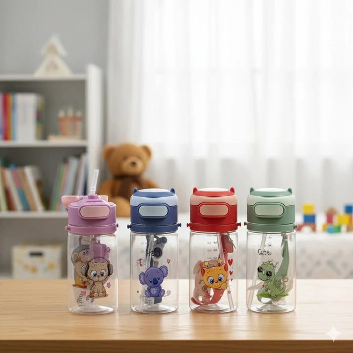 550ml BPA free kids water bottle with straw – KT Nest