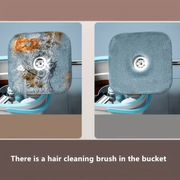 Premium Spin Mop & Bucket Set with Extended Mop Pole – 2 Washable Microfiber Mop Pads for Home, Kitchen & Bathroom