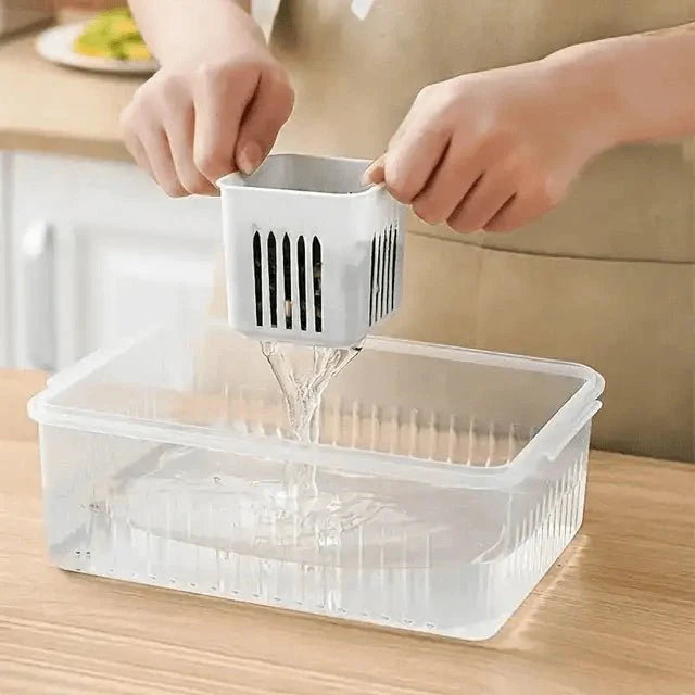 6 Grids Refrigerator Storage Box - KT Bazar BD Shop