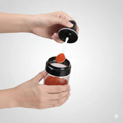 6 - Piece Spice Jar Set – Seasoning Containers with Lids & Spoons for Kitchen Storage - KT Bazar BD Shop