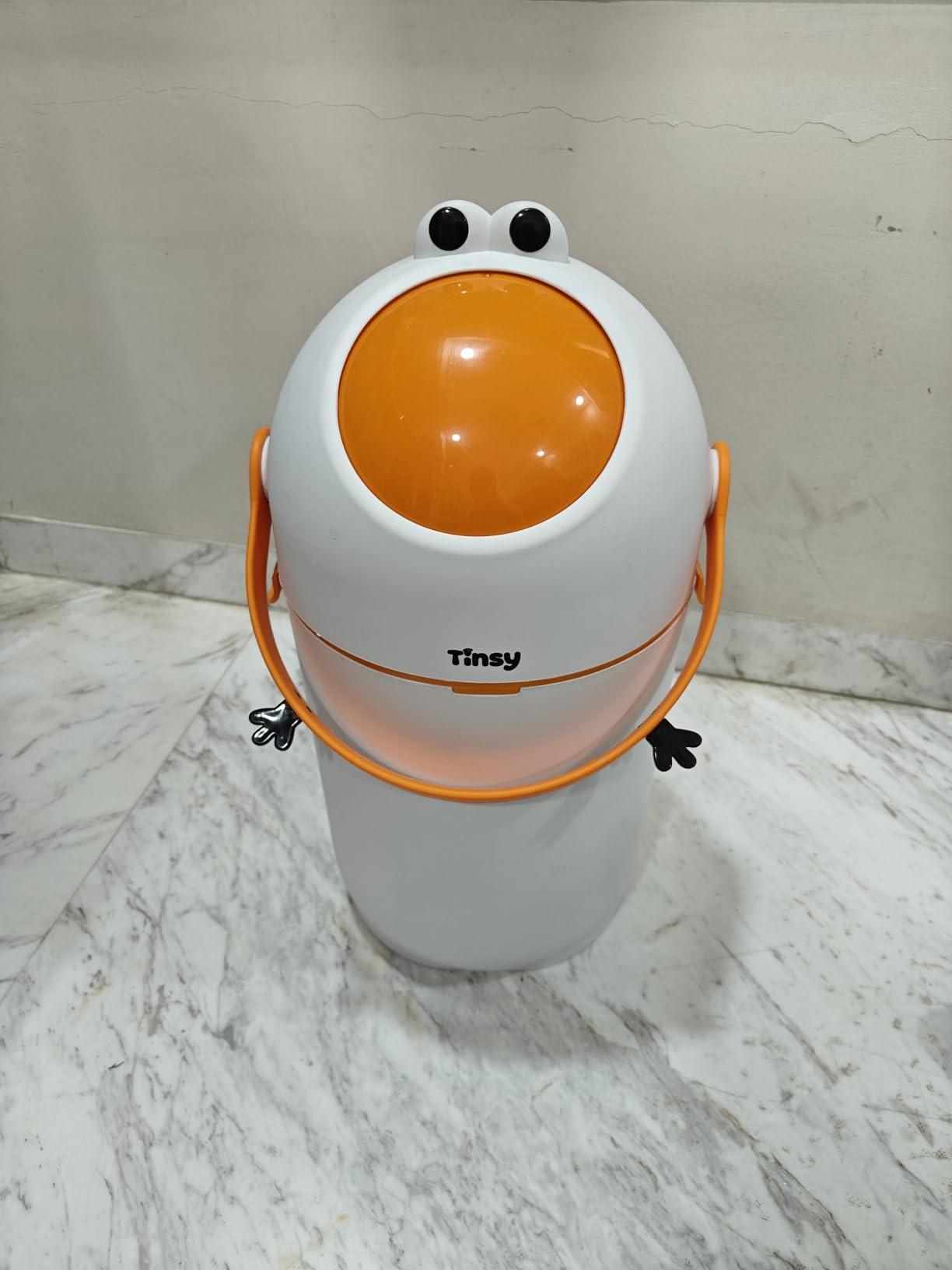 Duorenke Cartoon Trash Can | Cute Plastic Dustbin for Kids & Home (Frog bin)
