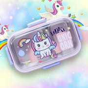 Two compartment stainless steel lunch box – KT Nest