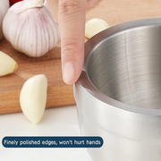 Stainless steel haman dista mortar and pestle – KT Bazar