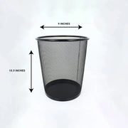 Steel mesh waste basket dustbin for office desk – KT Bazar