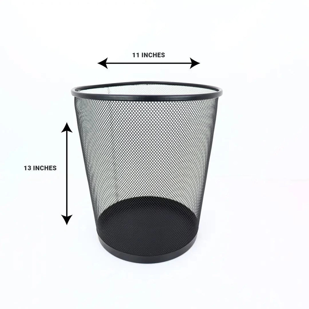 Steel mesh waste basket dustbin for office desk – KT Bazar