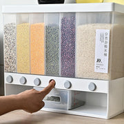 6-Grid Dry Food Storage Dispenser