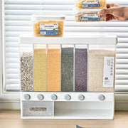 6-Grid Dry Food Storage Dispenser