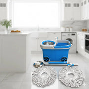 8 Wheel BMW Mop Bucket 20 Litre (Blue & Red) - KT Bazar BD Shop