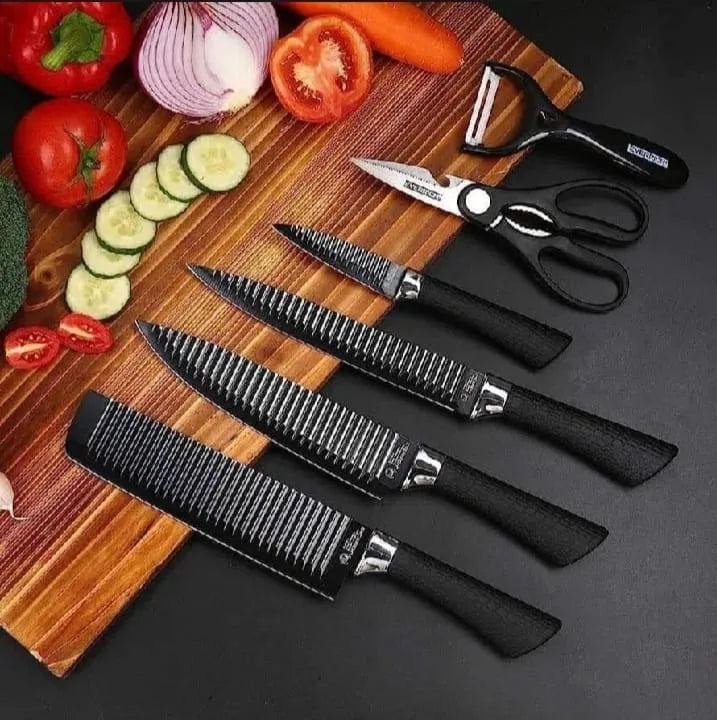 Zepter six piece stainless steel knife set – KT Nest