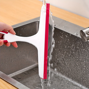 Shower Squeegee with Hook – Handheld Glass, Window & Bathroom Water Removal Cleaning Squeegee
