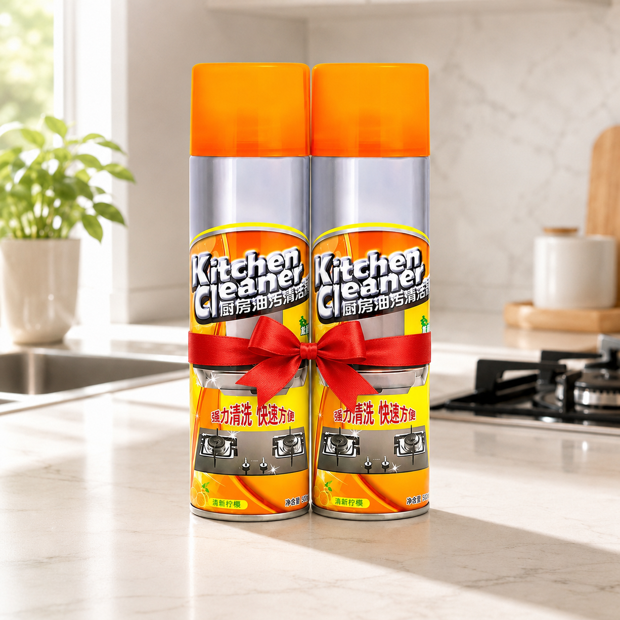 Kitchen cleaner spray grease and oil stain remover set – KT Nest