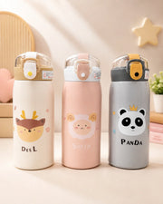 Kids cartoon vacuum insulated water bottle – KT Nest