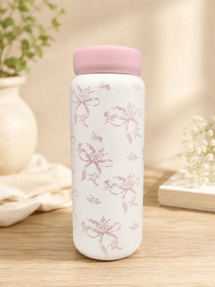Premium floral insulated stainless steel water bottle – KT Nest