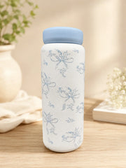 Premium Floral Vacuum Insulated Stainless Steel Water Bottle – Leakproof Hot & Cold Thermos Flask for Office & Travel