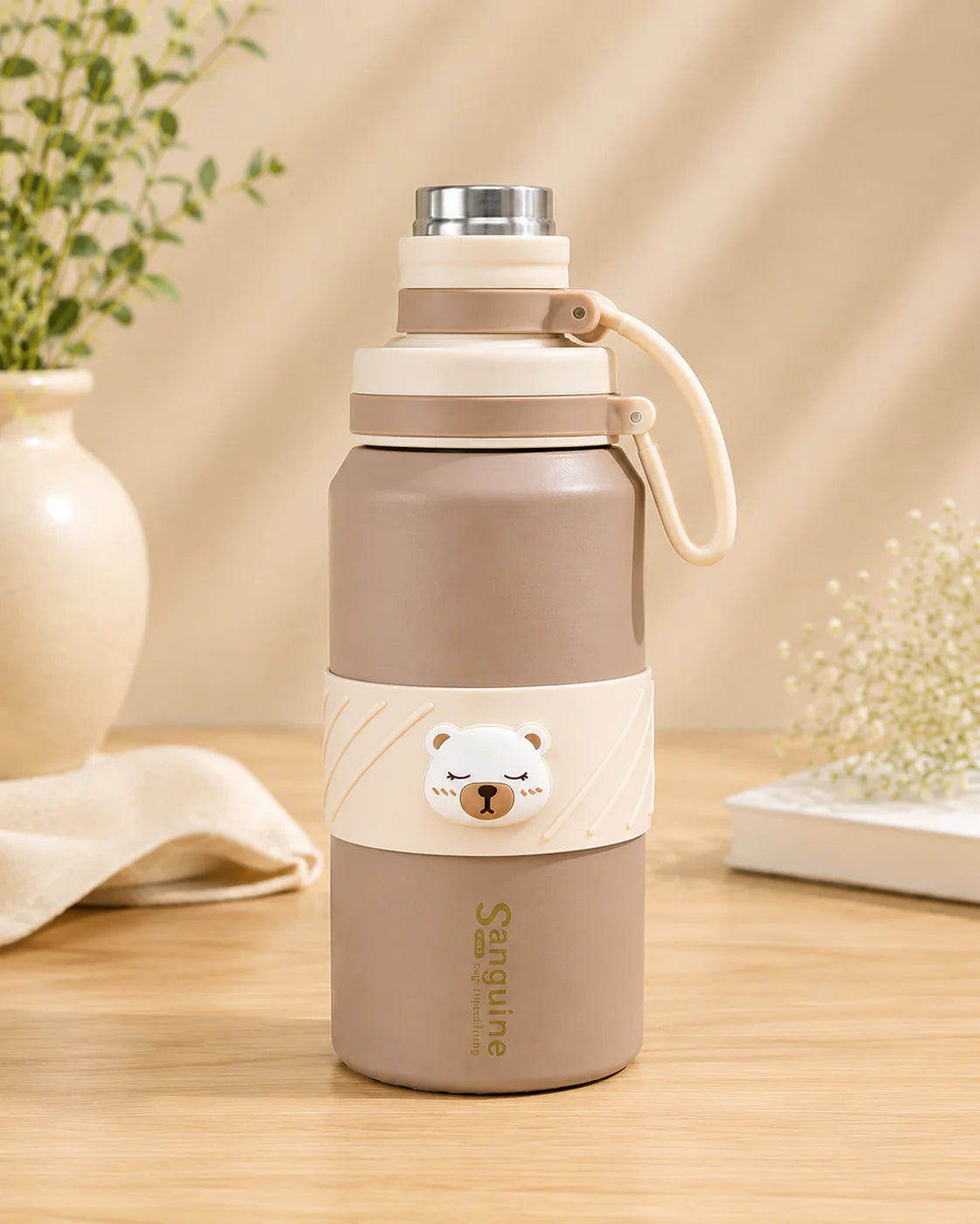 Floral vacuum insulated stainless steel water bottle – KT Nest