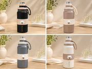 Premium Floral Vacuum Insulated Stainless Steel Water Bottle – Leakproof Hot & Cold Thermos Flask for Office & Travel