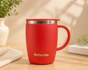 Premium Stainless Steel Insulated Coffee Mug with Lid – Hot & Cold Travel Cup for Office & Home