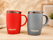 Stainless steel insulated coffee mug with lid – KT Nest