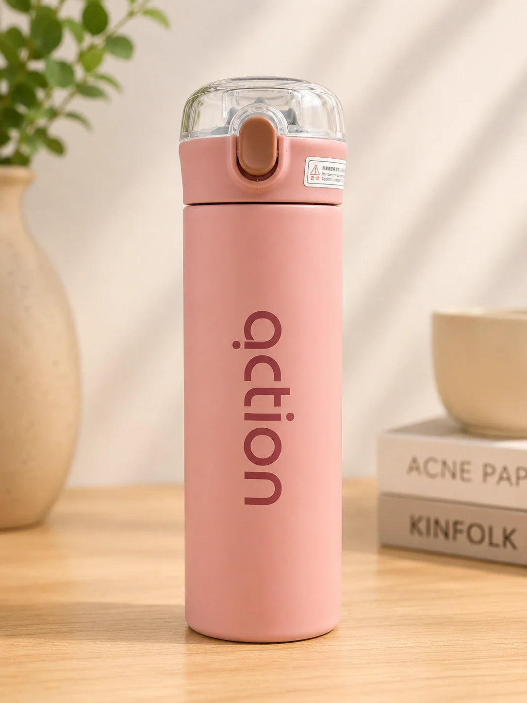 Premium Vacuum Insulated Stainless Steel Water Bottle – Leak Proof Hot & Cold Bottle with One-Touch Lid