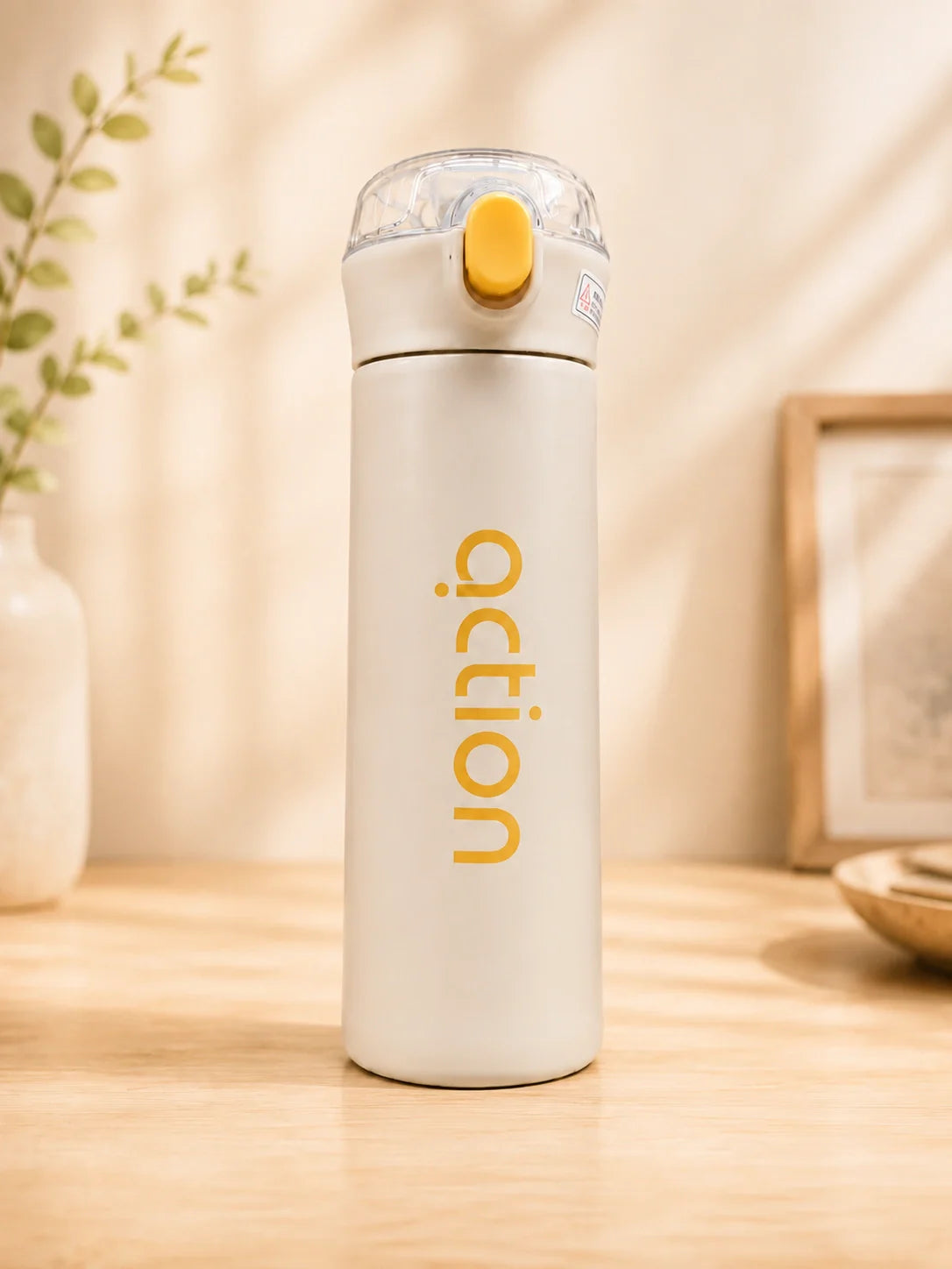 Premium Vacuum Insulated Stainless Steel Water Bottle – Leak Proof Hot & Cold Bottle with One-Touch Lid
