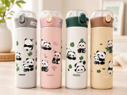 Cute panda kids vacuum flask water bottle 500ml – KT Nest