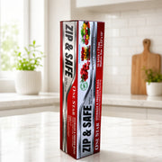 One Star Zip & Safe Storage & Freezer Bags – BPA Free Food Storage Zip Lock Bags for Kitchen & Freezer Use