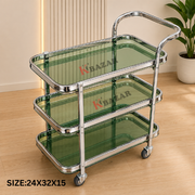 Tea trolley with three shelves and one handle – KT Nest
