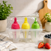 6 Slot Ice Cream Maker Mold – Reusable Popsicle, Kulfi & Frozen Treat Maker for Homemade Ice Cream