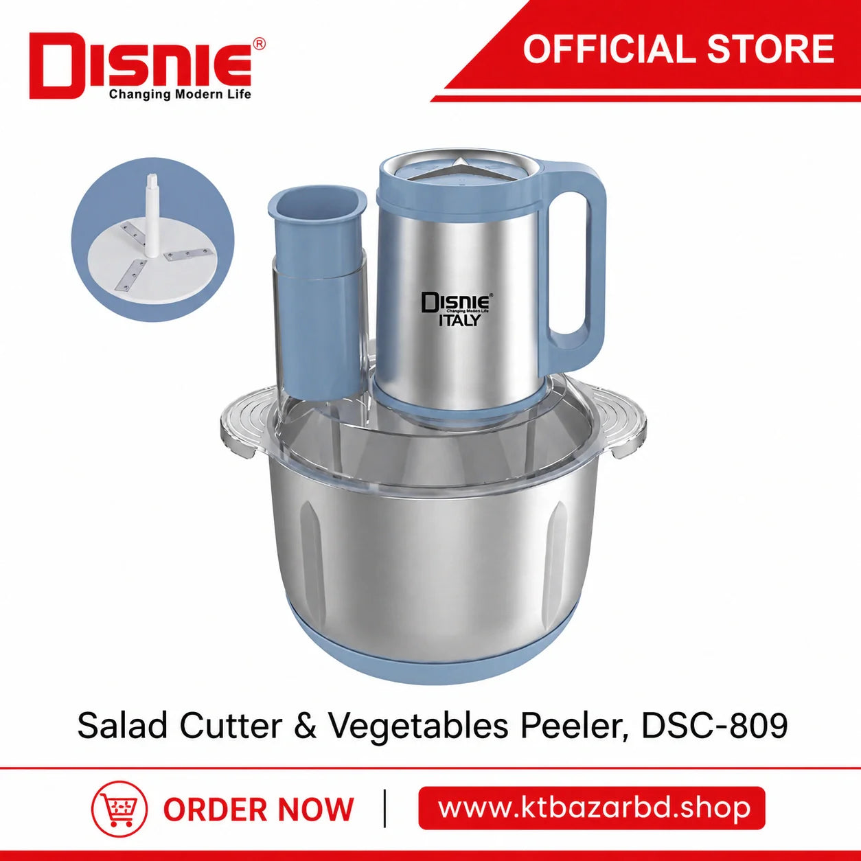 Disnie DSC-809 salad cutter and vegetable peeler – KT Nest