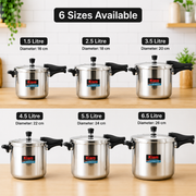 Kiam Tri-Ply Stainless Steel Induction Pressure Cooker