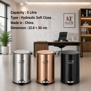 Stainless Steel Pedal Bin Round